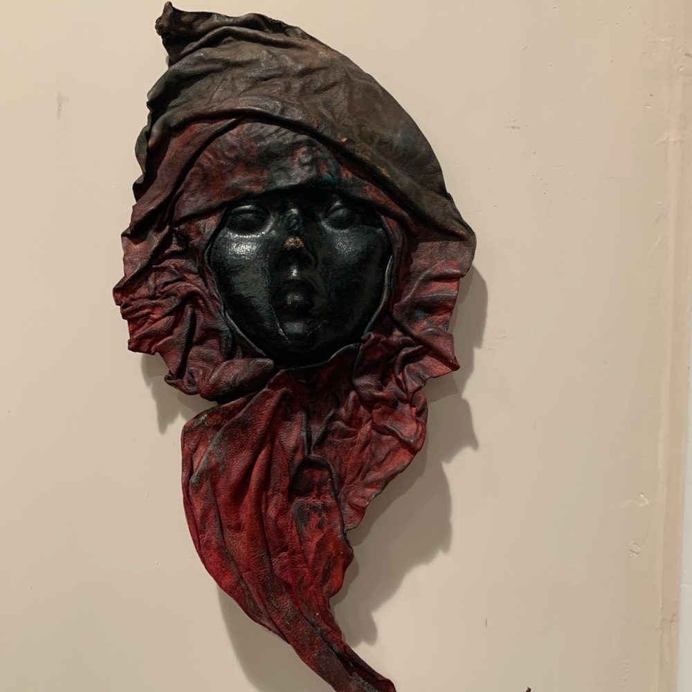 Vintage Leather Mask wall Decor
